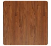 Eleganz Tablero de madera de roble maciza, cuadrado, 80 x 80 cm, marrón oscuro y duradero para cocina, salón u oficina, tablero de roble de alta calidad con superficie oscura