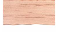 Eleganz Tablero de madera de roble macizo, 80 x 40 x 2 cm, tratado con barniz, duradero y elegante para cocina, salón u oficina, diseño natural