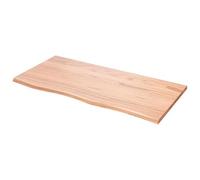Eleganz Tablero de madera maciza de roble 100 x 50 x 2 cm | Tratado con barniz para mayor durabilidad | Ideal para cocina, salón u oficina | aspecto natural y estabilidad