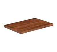 Eleganz Tablero de madera maciza reciclada, 70 x 60 x 2,5 cm, rectangular de madera recuperada con acabado natural para cocina, salón o jardín, duradero y sostenible