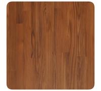 Eleganz Tablero de mesa cuadrado 50 x 50 x 2,5 cm de madera maciza de roble con superficie oscura - duradero y elegante para cocina, salón u oficina