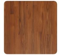 Eleganz Tablero de mesa cuadrado de 50 x 50 x 4 cm, madera de roble maciza con superficie oscura, duradera y elegante para salón y cocina