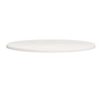 Eleganz Tablero de mesa de madera maciza de pino de 90 x 2,5 cm de diámetro, tablero blanco para cocina, salón u oficina, natural y duradero, solución perfecta para muebles elegantes