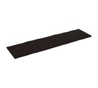 Eleganz Tablero de roble macizo de 220 x 60 cm con superficie oscura - borde de árbol, duradero y elegante para salón o cocina