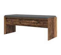 Eleganz Taburete de tocador de madera recuperada con cojín de 103 x 38 x 40 cm - Elegante taburete para zona de maquillaje, duradero y respetuoso con el medio ambiente, complemento perfecto para tu