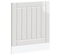 Eleganz Tapa para lavavajillas Lucca de color blanco brillante de material de madera, moderno y duradero para tus armarios de cocina, integración perfecta y aspecto elegante