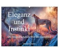 Eleganz und Instinkt - die beeindruckende Welt der Geparden (Wandkalender 2027 DIN A2 quer), CALVENDO Monatskalender: Ein wundervoller Kalender für alle Freunde der schnellsten Katze der Welt!