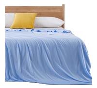 Elegear Manta Refrescante de Bambú 200×220 cm - Fibras Refrigerantes Japonesas ARC-Chill 3.0 Manta Refrescante para un Mejor Descanso Comodidad Y Transpirable Manta Suave para Hogar Y Viaje, Azul