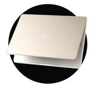 eleger Funda Matte Crystal Compatible con MacBook Air 15 Pulgadas M4 M3 M2[Color Compatible con Mac] 2025 2024 2023, Carcasa rígida Ultrafina para Mac Air 15,3", Blanco Estrella Transparente