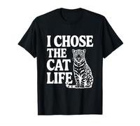 Elegí a los Amantes de los Gatos Jaguar Cat Life Camiseta