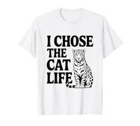 Elegí a los Amantes de los Gatos Jaguar Cat Life Camiseta