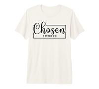 Elegido 1 Pedro 2:9 Christian God Men Women & Chrisitans Love Camiseta Premium