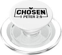 Elegido 1 Pedro 2:9 Christian God Men Women & Chrisitans Love PopSockets PopGrip para MagSafe