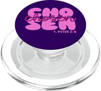 Elegido 1. Pedro 2:9 Cristiano Jesucristo Creer PopSockets PopGrip para MagSafe