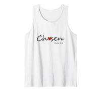 Elegido, 1 Pedro 2:9. diseño Cristiano Camiseta sin Mangas