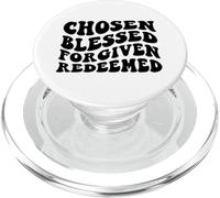 Elegido Bendito Dios Cristiano Hombres Mujeres & Crisitanos Amor PopSockets PopGrip para MagSafe