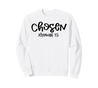 Elegido Jeremiah Christian God Hombres Mujeres & Crisitanos Amor Sudadera