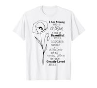 Elegido Querido Cristiano Hombres Mujeres Padre Madre Camiseta