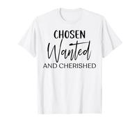 Elegido Querido Cristiano Hombres Mujeres Padre Madre Camiseta