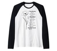 Elegido Querido Cristiano Hombres Mujeres Padre Madre Camiseta Manga Raglan