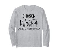 Elegido Querido Cristiano Hombres Mujeres Padre Madre Manga Larga