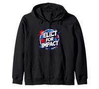 Elegidos para el graffiti político de impacto: voto, cívico, hip-hop Sudadera con Capucha