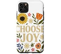 Elegir, Joy Floral Affirmation Cottagecore Boho Art Carcasa para iPhone 11 Pro MAX