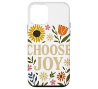 Elegir, Joy Floral Affirmation Cottagecore Boho Art Carcasa para iPhone 12 Mini