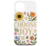 Elegir, Joy Floral Affirmation Cottagecore Boho Art Carcasa para iPhone 13