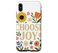 Elegir, Joy Floral Affirmation Cottagecore Boho Art Carcasa para iPhone XS MAX