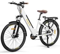 Bicicleta eléctrica Eleglide T1 Step-Thru con aplicación, 36 V, 13 Ah, 250 W, para trekking T1 Step-Thru blanco