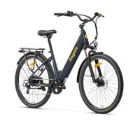 Eleglide Bicicleta eléctrica T2 de 27,5'', con Frenos de Disco hidráulicos, batería de 36 V y 13 Ah, autonomía de 100 km, Cambio de 7 velocidades, Bicicleta eléctrica para Ciudad
