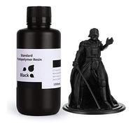ELEGOO 3D Resina Rápida LCD UV 405nm Curado, Resina 3D para Impresora 3D LCD, Estándar Resina Fotopolímero con Alta Precisión y Baja Contracción, Resin 3d Printer(1000g Negro)