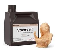 ELEGOO 3D Resina Rápida LCD UV 405nm Curado, Resina 3D para Impresora 3D LCD, Estándar Resina Fotopolímero con Alta Precisión y Baja Contracción, Resin 3d Printer(2000g Beige)