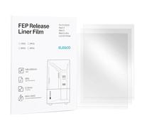 ELEGOO 3pcs FEP Películas para Mars 4, Mars 5 y Mars 5 Ultra | para Impresora 3D LCD con Transmisión de Luz 95%, 206 x 146 mm, Grosor 0,15 mm