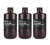 ELEGOO 8K Resina ABS-Like 3.0, Resina Rápida UV LCD de Alta Precisión, No Quebradiza, No Tóxica para Impresora 3D LCD/DLP Resina de Fotopolímero 3 * 1000g Gris Espacial