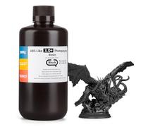 ELEGOO ABS-Like Resin 3.0+, Resina de Fotopolímero Mejorada para Impresoras 3D, Mayor Resistencia al Calor Curado Rápido, Alta Precisión, No quebradiza, Negro 1000g