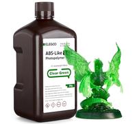 ELEGOO ABS-Like Resin 3.0+, Resina de Fotopolímero Mejorada para Impresoras 3D, Mayor Resistencia al Calor Curado Rápido, Alta Precisión, No quebradiza, Verde 2000g