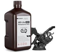 ELEGOO ABS-Like Resin 3.0+, Resina de Fotopolímero Mejorada para Impresoras 3D, Mayor Resistencia al Calor Curado Rápido, Alta Precisión, No quebradiza, Negro 2000g