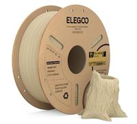 ELEGOO Filamento PLA 1.75 1KG Abedul Claro, con Harina de Madera Real Añadida, Filamento para Impresora 3D con Precisión Dimensional, Carrete de 1KG, Compatible con La Mayoría de Impresoras 3D