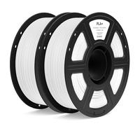 ELEGOO Filamento PL 1.75 2KG Blanco | PLA Plus para Impresora 3D, Precisión Dimensional +/- 0.02mm, Carrete de Filamento 3D, para Mayoría Impresoras 3D