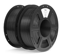 ELEGOO Filamento PLA+ 1.75 2KG Negro, Filamento PLA Plus para Impresora 3D, Precisión Dimensional +/- 0.02mm, Carrete Filamento 3D, para Mayoría Impresoras 3D