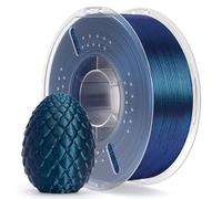 ELEGOO Filamento PLA de 0.069 pulgadas, color azul pavo real, 1 kg, filamento 3D brillante, precisión dimensional +/- 0.02 mm, carrete de 2.2 libras, filamento de impresión 3D compatible con la