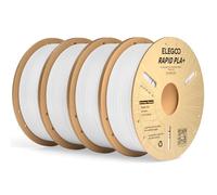 ELEGOO Filamento PL de Alta Velocidad 1.75 4KG Blanco, 30-600mm/s Filamento PLA Plus Rápido para Impresora 3D, Precisión Dimensional +/- 0.02mm, Carrete Filamento 3D, para Mayoría Impresoras 3D