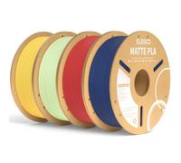 ELEGOO Filamento PLA MATE 1.75 4KG Multicolor, Filamento para Impresora 3D, Precisión Dimensional +/- 0.02mm, Carrete Filamento 3D,para Mayoría Impresoras 3D