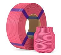 ELEGOO Filamento PLA Refill 1.75 1KG Rosa Fuerte, Filamento para Impresora 3D sin Bobina, Precisión Dimensional +/- 0.02mm, Recarga de Filamento para Bobinas Reutilizables