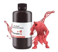 ELEGOO Impresora 3D LCD UV Resina, 405nm Resina de Fotopolímero Rápido para Impresora LCD/DLP 3D Resina de Fotopolímero, Granate 1000g