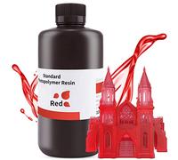 ELEGOO Impresora 3D LCD UV Resina, 405nm Resina de Fotopolímero Rápido para Impresora LCD/DLP 3D Resina de Fotopolímero, Rojo Claro 1000g