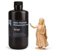 ELEGOO Lavable con Agua Impresora 3D Resina rápida para Impresora 3D LCD Resina de Curado UV Resina de Fotopolímero de 405 nm para Impresión LCD 3D 1000Gram Beige