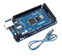 ELEGOO Mega de 2560 R3 Tarjeta Placa Compatible con Arduino IDE con Microcontrolador Basada en el Mega con USB Cable Azul Versión Mega Kit